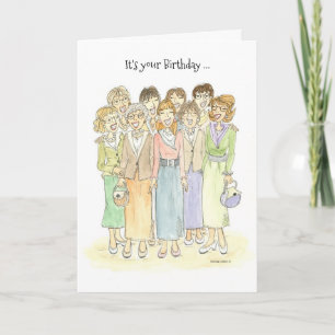 Tout Le Monde Dit Fabuleuse Carte Anniversaire