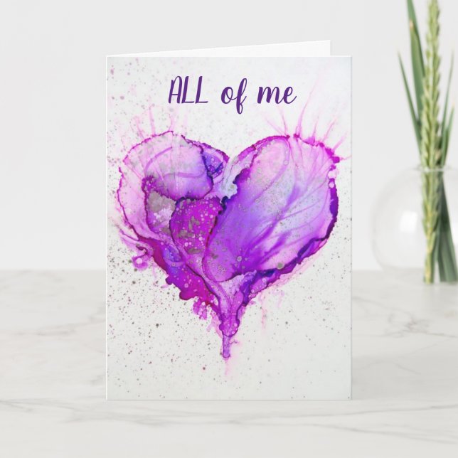 **TOUT LE MONDE M'AIME TOUS** CARTE D'AMOUR (Devant)
