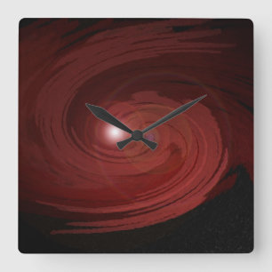 tout le temps est horloge murale abstraite