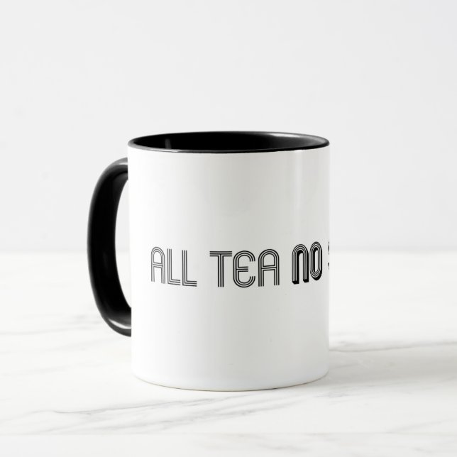 Tout le thé aucune tasse d'ombre (Devant gauche)