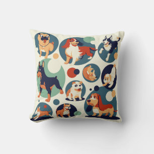 Tout les chiens Coussin de jet