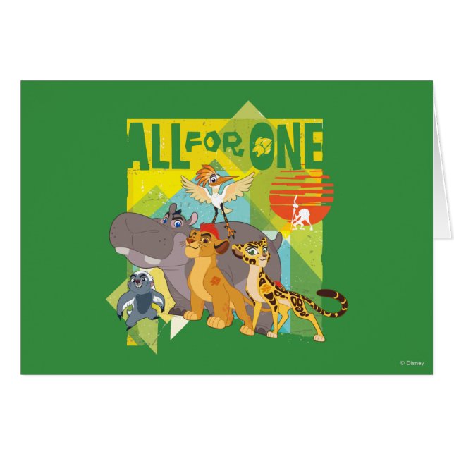 Tout pour un Lion Guard Graphic (Devant horizontal)