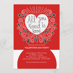 Tout que vous avez besoin est invitation de