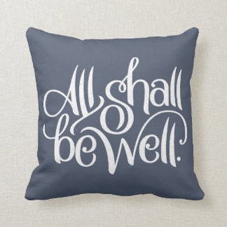Tout sera coussin bon de coton d'ardoise