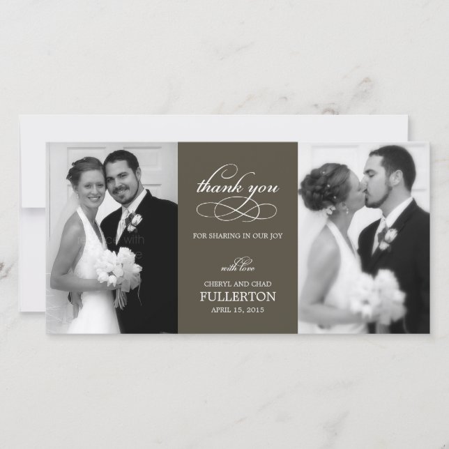 Tout simplement de beaux Cartes photos Mariages Me (Devant)