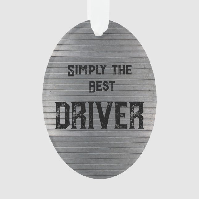 Tout simplement le meilleur conducteur (devant)