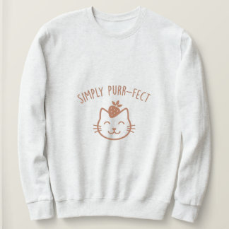 Tout simplement Purr-Fect Sweatshirt esthétique a