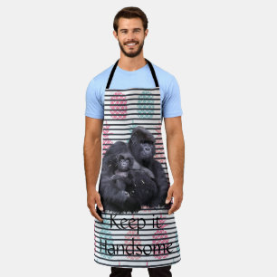 Tout sur imprimer Tablier Gardez-le beau Gorilla