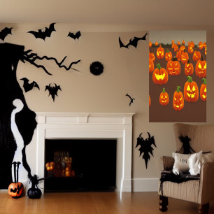 Tout sur le citrouille   AI Art Poster