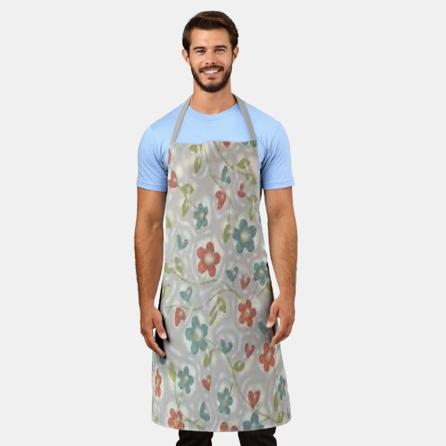 Tout sur l'impression tablier floral (Porté)