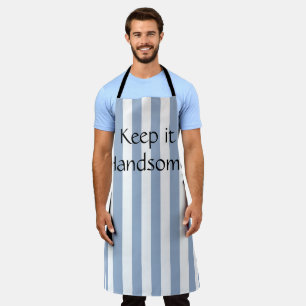 Tout sur l'impression Tablier Gardez-le beau Bleu 
