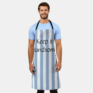 Tout sur l'impression Tablier Gardez-le beau Bleu