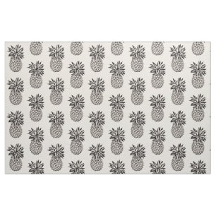 Tout tissu iconique mignon d'ananas de couleur