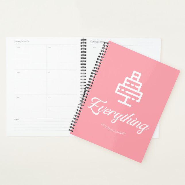 Tout Wedding planner Élégant Conception de gâteaux (Devant avec enveloppe)