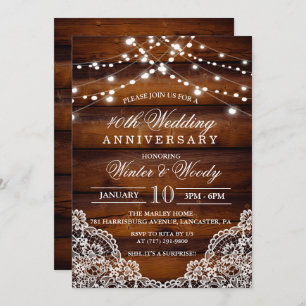 TOUTE ANNÉE - Anniversaire Mariage Invitation au b