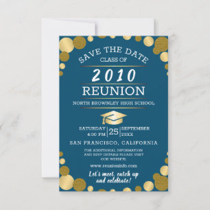 Toute année Classe Reunion Design Invitation