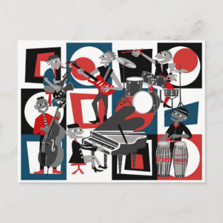 Toute cette carte postale Jazz
