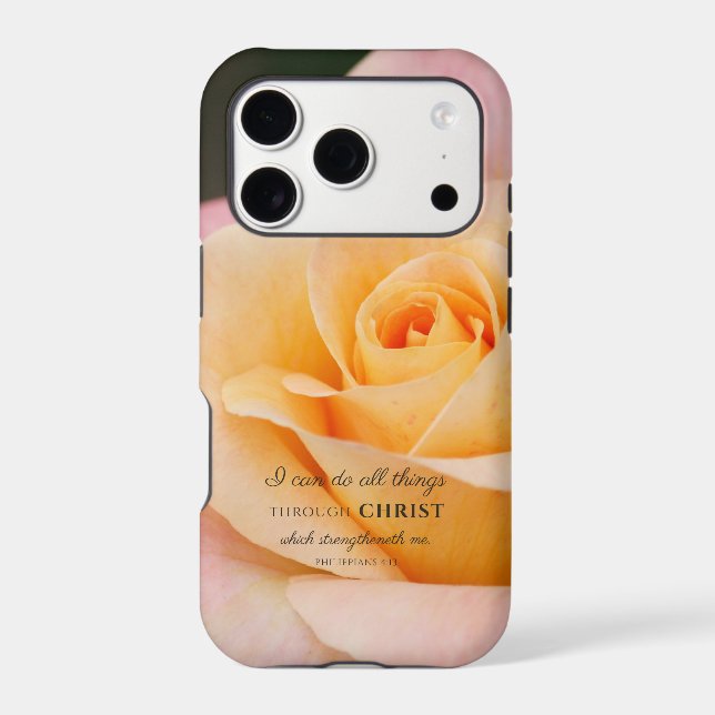 Toute chose par Christ Rose Écriture (Verso)