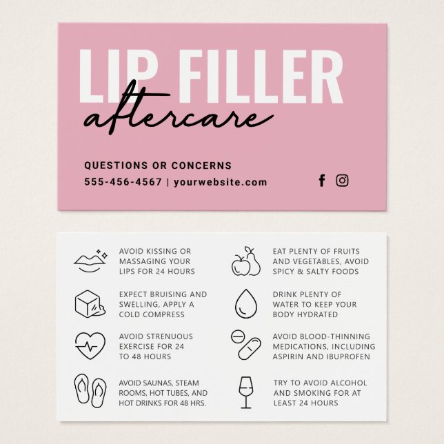 Toute instruction de remplissage de lèvres couleur (Devant & derrière)