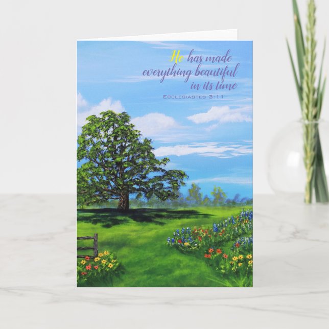 Toute la belle carte de voeux inspirante (Devant)