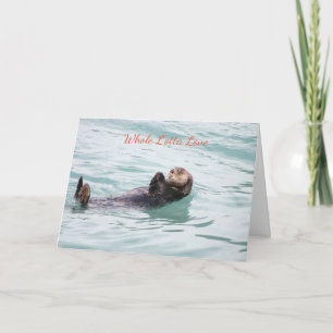 Toute O'tta Love flottante carte de Noël