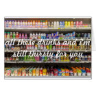 "toutes ces boissons et j'ai toujours soif pour to