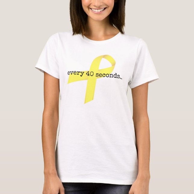 toutes les 40 secondes raffinent le T-shirt blanc (Devant)