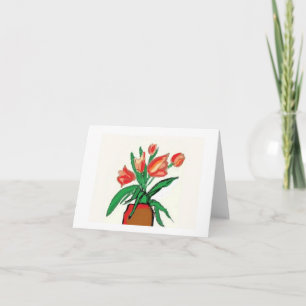 Toutes les cartes de visite avec tulipes couleur p
