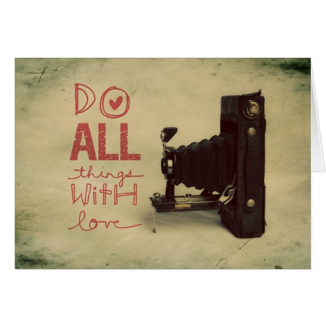 Toutes les choses avec amour (Devant horizontal)