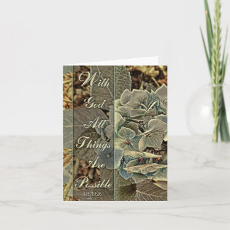 Toutes Les Choses Sont Possibles - Carte Vierge