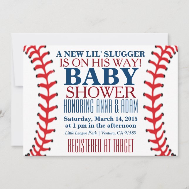 Toutes les invitations à la douche pour bébés Star (Devant)