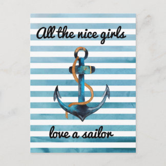 Toutes les jolies filles adorent une carte postale