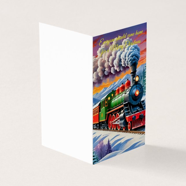 Toutes les maisons carte de Noël (Outside)