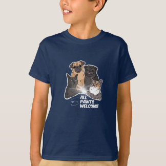 Toutes les Pawts Bienvenue T-Shirt de base pour en
