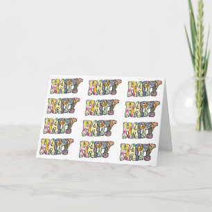 Toutes sortes de joyeuses cartes d'anniversaire