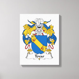 Tovar Family Crest Canvas Print
