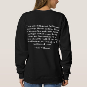 TOVP/Srila Prabhupada Two-sided Sweatshirt