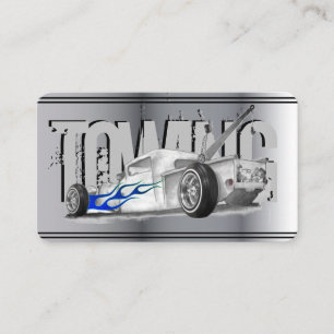 Tow Truck drawing Auto business card