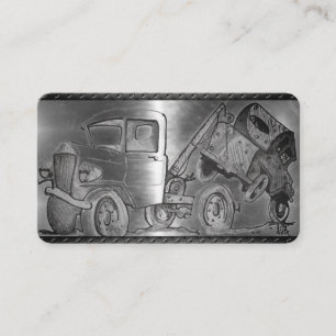 Tow truck drawing business card