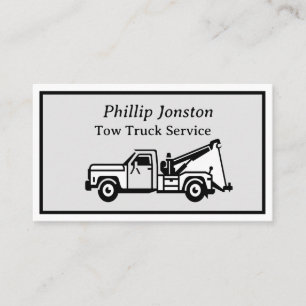 Tow Truck Services  Business Card