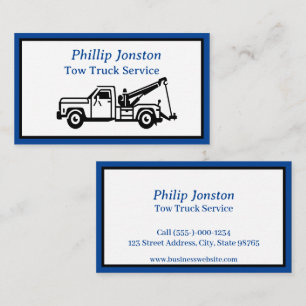 Tow Truck Services  Business Card