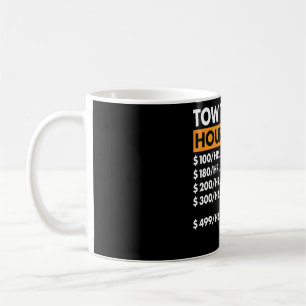Tow Trucker Hourly Rate Tow Truck Operator  Coffee Mug