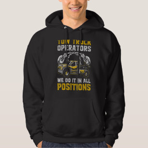 Tow Trucker Tow Truck Driver Tow Operator Breakdow Hoodie
