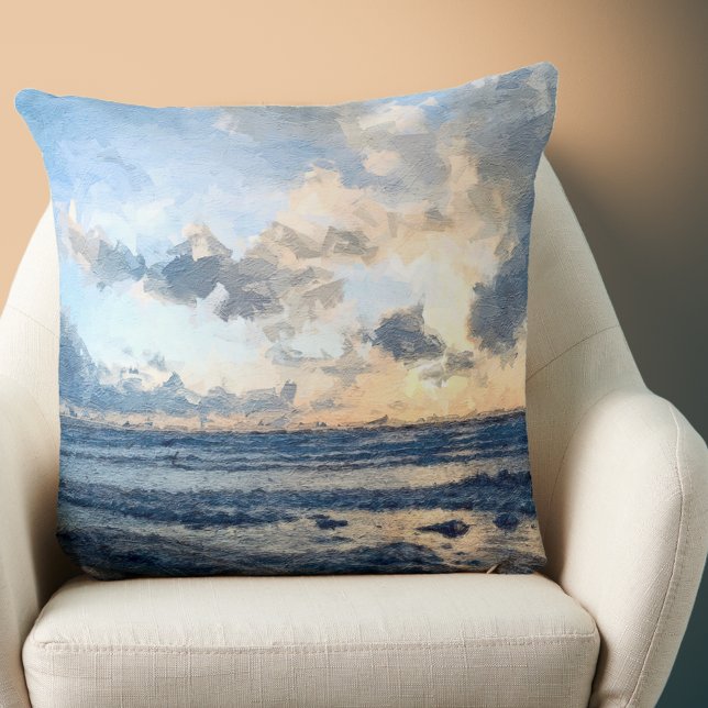  Toward Arran Throw Pillow (Creator Uploaded)