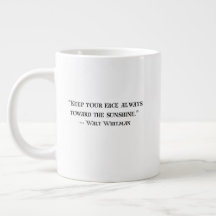 Toward the Sunshine — Whitman Positivity Mug
