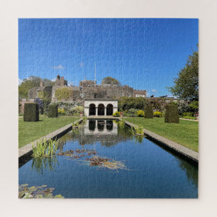 Towards Walmer Castle Across The Pond Jigsaw Puzzle