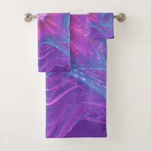 Towel Fractal Delicate Cyan Palette
