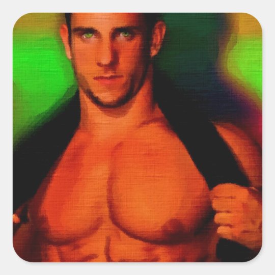 Towel Off Square Sticker