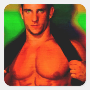 Towel Off Square Sticker