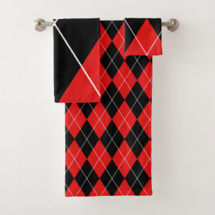 Towel Set - Argyle Harlequin